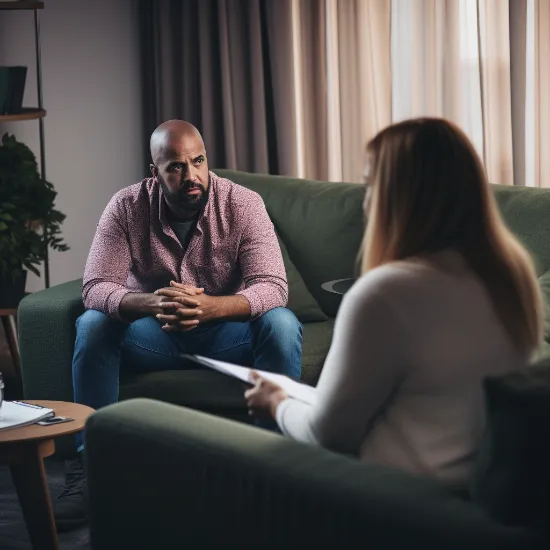 counseling session with an adult